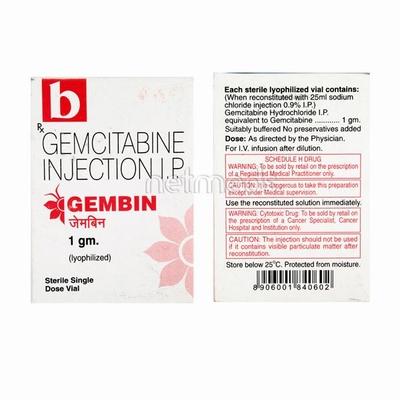 Gembin 1gm Injection 1's - Cancer Oncology-Cyt
