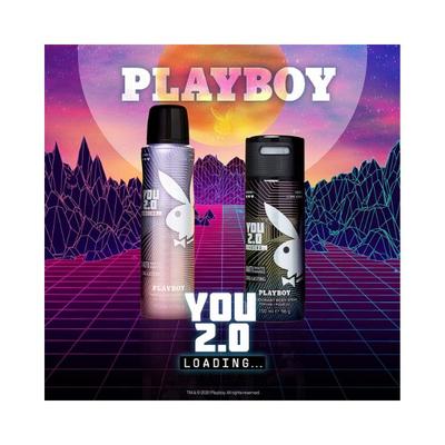 Playboy You 2.0 Loading Deodorant Spray For Him 150 ml - Men Deodorants/Roll-Ons