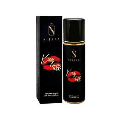 Nisara Kiss & Tell Long Lasting Floral Fragrance Body Mist Spray Perfume For Women 200 ml - Body Mist/Spray