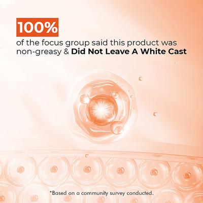 Conscious Chemist Gel Sunscreen SPF 50 PA++++ Vitamin C, Rice Water & Peach Extract 50 g - Face Sunscreen