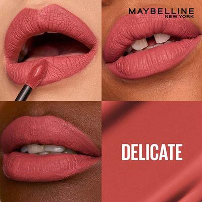 Maybelline New York Super Stay Matte Ink Lip Color, 225 Delicate 5ml - Lipsticks