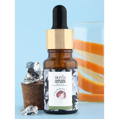 Skivia Glass Skin Mini Face Serum With Pure Silver & Vanilla Planifolia 10 ml - Face Serum