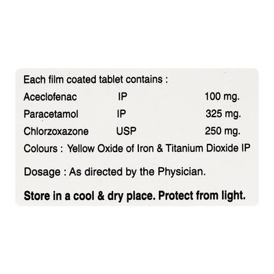 ENDONAC CX Tablet 10's - Pain relief-Ano