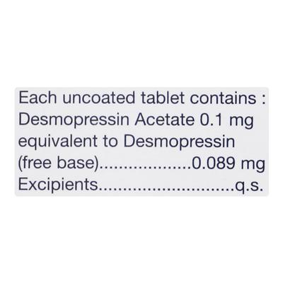 Minirin 0.1mg Tablet 15'S - Hypertension-Diu
