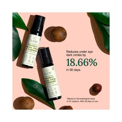 Juicy Chemistry Prickly Pear, Chia & Tamanu Under Eye Oil for Dark Circles & Fine Lines Eye Roll-on 7ml - Eye Gels & Roll-On
