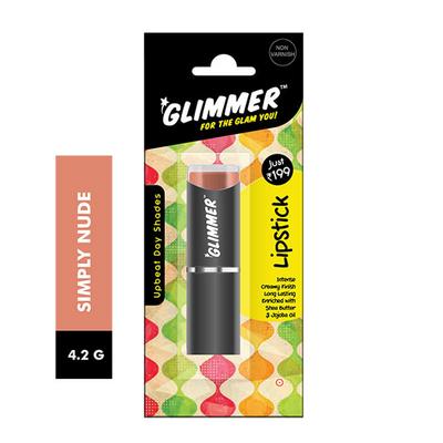 GLIMMER MATTE LIPSTICK SIMPLY NUDE 4.2 gm - Lipsticks
