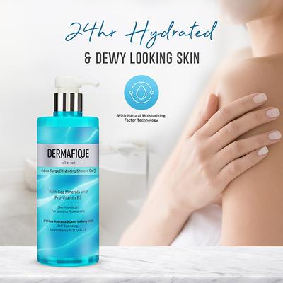 Dermafique Aqua Surge (Hydrating) Shower Gel 500 ml - Shower Gels & Body Wash
