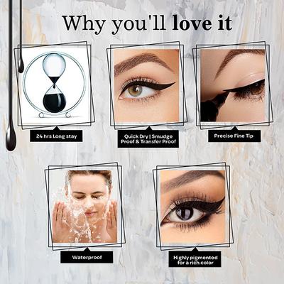 Faces Canada Ultime Pro A Matte Made In Heaven Ink Eyeliner - Black, 1.2ml - Eyeliners