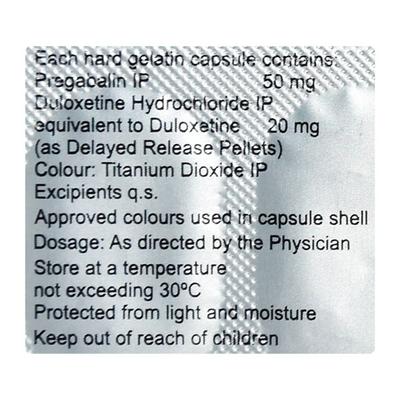 PEG D 50/20 Capsule 10's - Neuropathic Pain-Dru