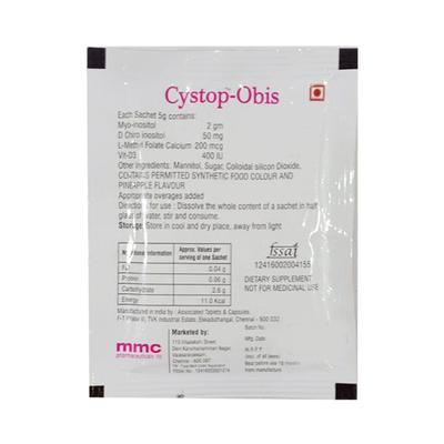 CYSTOP OBIS Sugar Free Granules 5gm - Supplements-Sup
