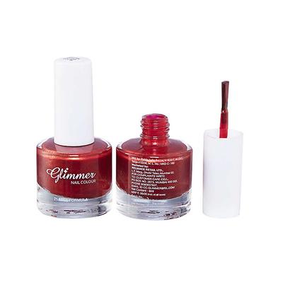 Glimmer Nail Enamel Bloody Maroon 8 ml - Nail Polish
