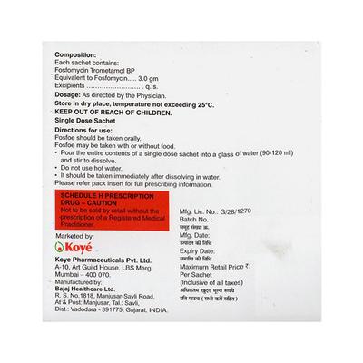 FOSFOE Powder 8g - Bacterial Infections-OAB