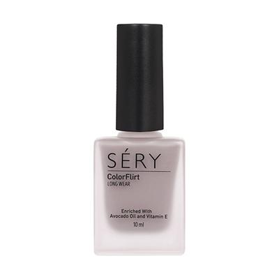 SERY Color Flirt Nail Paint Matte, Tan Brown 10 ml - Lip Crayons