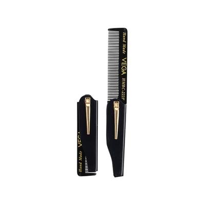 Vega Beard Comb for Men, Black (VC2HMBC-222F) 2's - Hair Combs