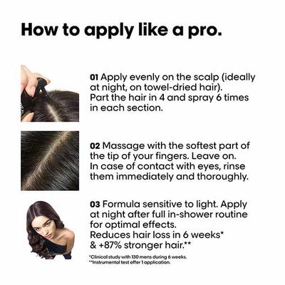 Loreal Professionnel Aminexil Advanced Anti Hair Loss Activator - for Hair Loss 90 ml - Hair Serums