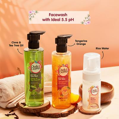 Buds & Berries Rice Water Face Wash 100 ml - Face Wash & Cleansers