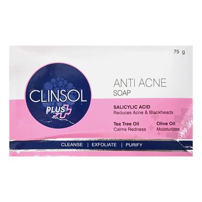 CLINSOL PLUS Anti Acne Soap 75g - Cleanser-Oth