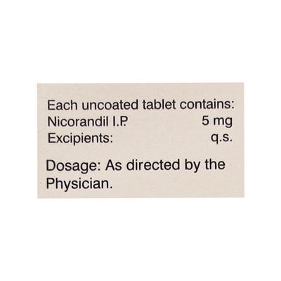 NICOSTAR 5mg Tablet 30's - Angina