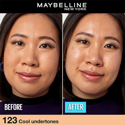 Maybelline New York Fit Me Matte + Poreless Liquid Foundation - 123 Soft Nude 30 ml - Foundation