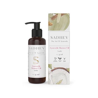 Sadhev Vanilla Shower Oil 75 ml - Shower Gels & Body Wash