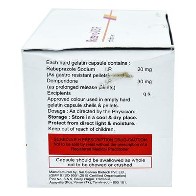 RAZEVO DSR Capsule 10's - Ulcer/Reflux/Flatulence-Aaa