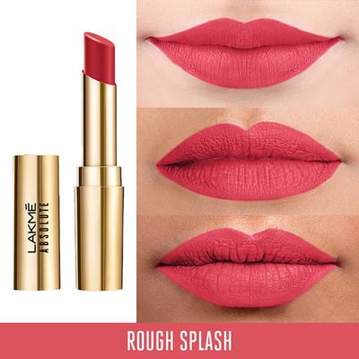 Lakme Absolute Matte Ultimate Lip Color With Argan Oil Rouge Splash 3.4 Gm - Lipsticks