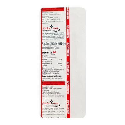 NERWITA PG Tablet 10's - Neuropathic Pain-Dru