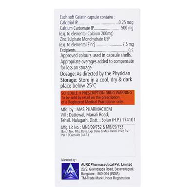 MARSHEL PLUS Capsule 15's - Supplements-Cal