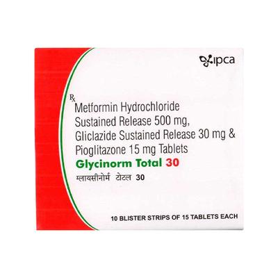 GLYCINORM TOTAL 30 Tablet 15's - Diabetes-Ant