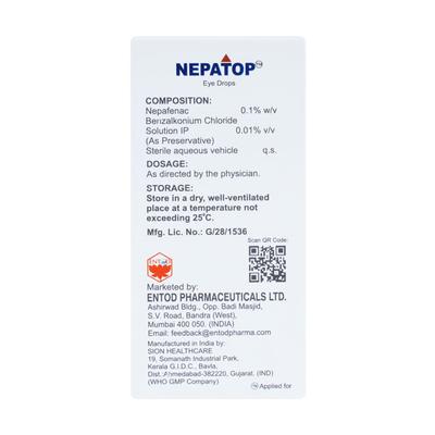 Nepatop Eye Drops 5ml - Eye conditions-Oph