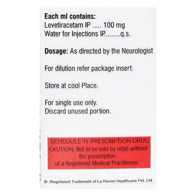 Levigress 100mg Injection 5ml - Epilepsy/Convulsion-Ant
