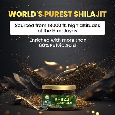 Vlado's Himalayan Organics Himalayan Shilajit Gold Resin 25 g - Sexual Care