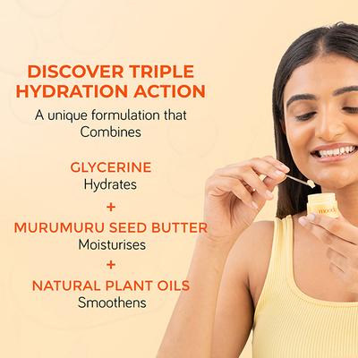 Moody Vitamin C Lip Sleeping Mask with Murumuru Seed Butter & Glycerine 15 gm - Lip Mask