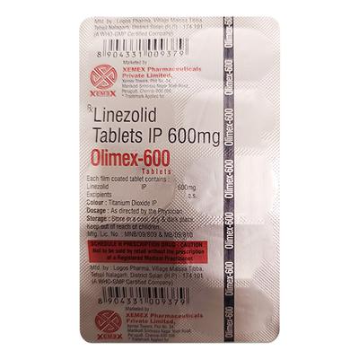 OLIMEX 600 Tablet 10's - Bacterial Infections-OAB