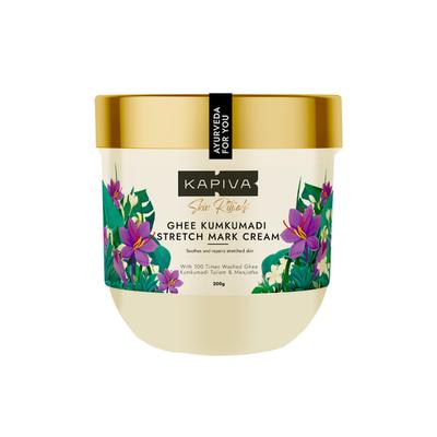 Kapiva Skin Rituals Ghee Kumkumadi Stretch Mark Cream 200 gm - Skin-Treatment