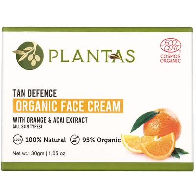 Plantas Tan Defence Organic Face Cream 30 gm - Face Creams