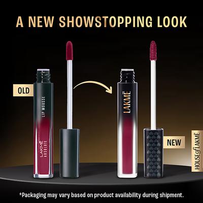 Lakme Absolute Sheer Lip Mousse 205 Mauve Mischief 4.6 gm - Lipsticks