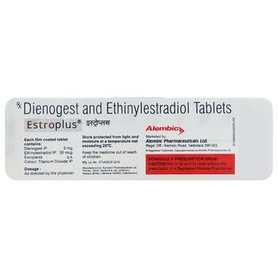 ESTRO PLUS Tablet 21's - Contraception-Ora