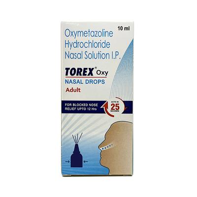 TOREX OXY Adult Nasal Drops 10ml - Nasal Congestion-Nas