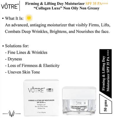 Votre Firming & Lifting Collagen Luxe SPF 35 PA++ Day Moisturiser 50 gm - Face Moisturizers