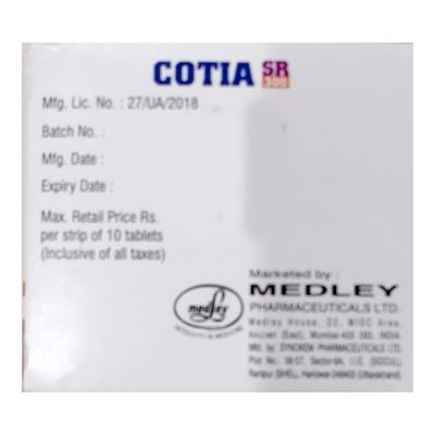 COTIA SR 300 Tablet 10's - Gastro Intestinal Motility Disorders-GIT