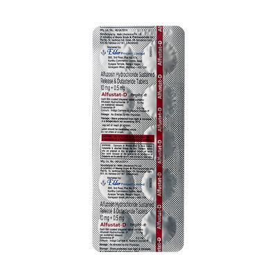 ALFUSTAT D Tablet 10's - Bladder And Prostate Disorders-Dru