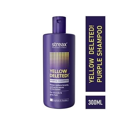 Streax Professional Yellow Deleted! Purple Shampoo 300 ml - Shampoos