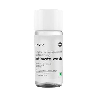 Sirona Natural pH balanced Intimate Wash with 5 Magical Herbs & No Chemical Actives 15 ml - Intimate Hygiene