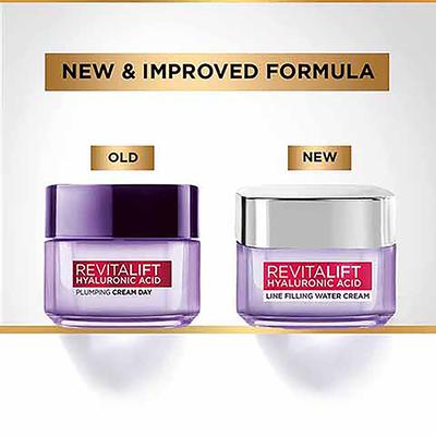 Loreal Paris Revitalift Hyaluronic Acid Plumping Cream Day hydrates And Plumps For Smooth Youthful Radiant Skin 15 ml - Face Moisturizers