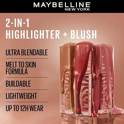 Maybelline New York Sunkisser Highlighter + Blush, Downtown Rush 1's - Blushes