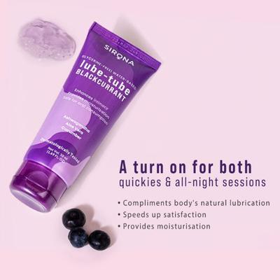Sirona Glycerine Free Blackcurrent Lubricant Gel for Men & Women 50 ml - Gels
