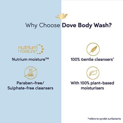 Dove Gentle Exfoliating Beads Body Wash 24h Moisturised Skin 800ml - Shower Gels & Body Wash