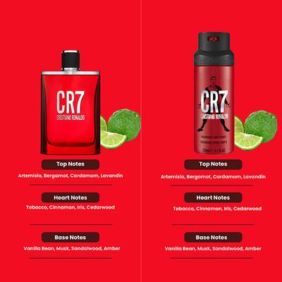 Cristiano Ronaldo CR7 Eau De Toilette 50ml + Fragrance Body Spray 150ml 2's - Men Perfumes (Edt/Edp)