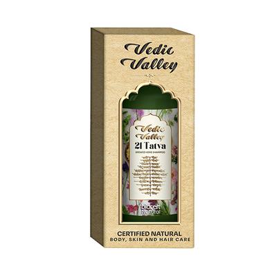 Vedic Valley 21 Tatva Brewed Herb Shampoo Certified Natural 300 ml - Shampoos
